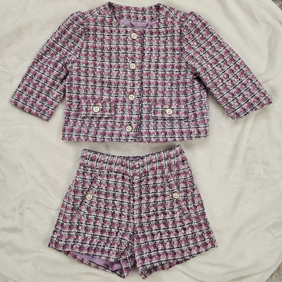 Janie and Jack Other - Janie and Jack Tweed Girls Set Size 18-24 Months